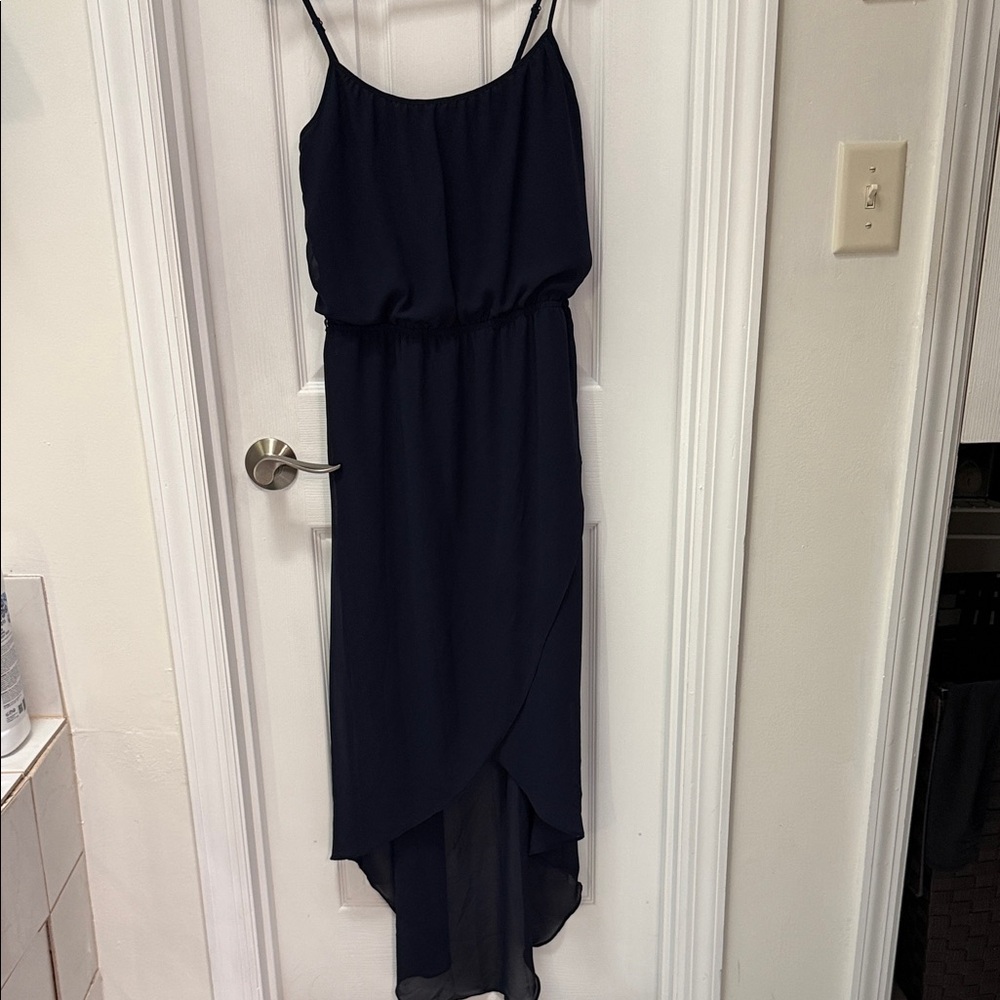 Outback Red Navy High Low Dress